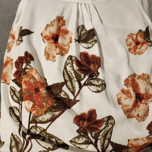 RICKI'S Small White Fall Autumn blouse - Picture 4 of 8